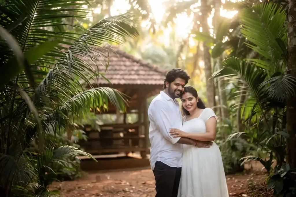 A humorous family scene from the 2026 Malayalam movie Madhuvidhu